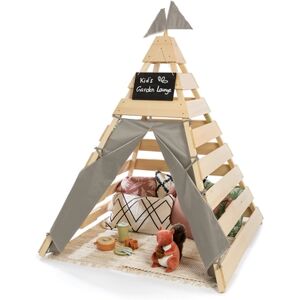 MUDDY BUDDY® Tipi enfant d'extérieur Dreamer bois, naturel/gris chaleureux