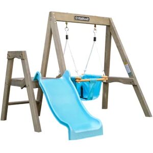 Kidkraft Aire de jeux et escalade enfant toboggan First Play bois 20504