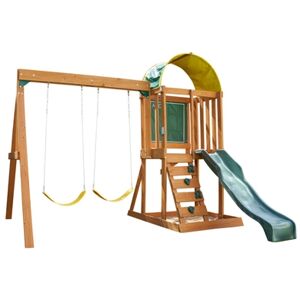 Kidkraft® Aire de jeu toboggan balancoire Ainsley bois F26415E