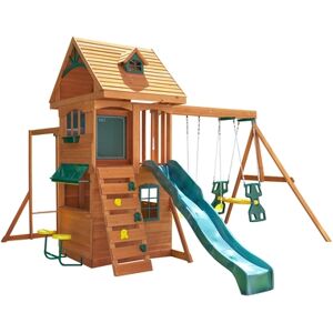 Kidkraft® Aire de jeux toboggan balancoire Ridgeview bois F270855E