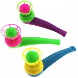 Giwnuq 5 Pièces Balle Flottante   Balance Blowing Toys   Boules De Pipe Flottantes   Équilibrer Les Jeux De Soufflage Party Ball Toys pour Les Fournitures De Fête (Couleur Aléatoire) - Publicité