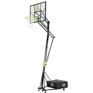 EXIT TOYS Panneau de Basket Mobile à Roulettes Galaxy Exterieur Panier de Basket-ball et Filet Inclus Ajustable à 5 Hauteurs Facile à Déplacer Pour Enfants et Adults Vert/Noir - Publicité