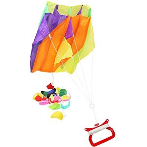 com-four ® Cerfs-Volants de Couleurs Vives pour Enfants Wind Dragon avec Cordon de 30 mètres de Long Single Dragon [la sélection varie] (01 pièce Dragon Volant 60 x 51 cm) - Publicité