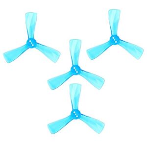 Bantopgong pour Nazgul Cine 2525 2.5 Pouces Tri-Blade / 3 Blade Propeller Prop CW CCW pour FPV ProTek25 Drone Partie-Bleu - Publicité