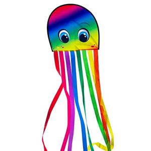 CIM Cerf-Volant Pieuvre Draki XL Rainbow pour Enfants à partir de 3 Ans Dimensions: 31x180cm INCL. Ligne - Publicité