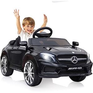 LALAHO Voiture Véhicule électrique Enfant 12V avec télécommande à 2,4  GHz,V. Max. 2,8 Km/h télécommande Effets sonores : : Jeux et Jouets