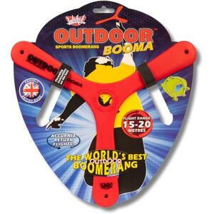 Wicked Booma d'extérieur   Boomerang de Sport Classique de Vision   Design avancé à Trois Lames pour Un vol de Retour Stable et précis   Portée de vol de 15 à 20 m (Rouge) - Publicité