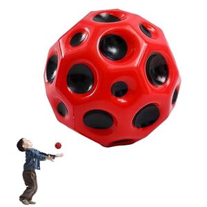 Gehanico Space Ball Balle en mousse rebondissante et légère en caoutchouc facile à saisir et à attraper (rouge) - Publicité