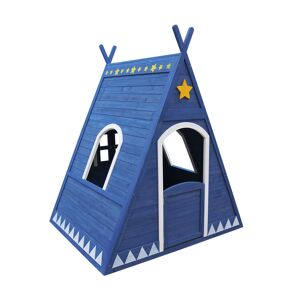 D ROAD Tipi cabane pour enfant en bois peint