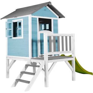 Sunny Cabane enfant sur pilotis bleue Bleu 167x190x240cm