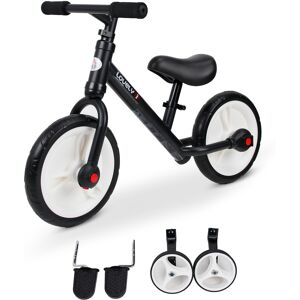 Homcom Velo draisienne enfant roulettes & pedales amovibles selle reglable