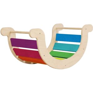 Lignea Kids Balançoire arc-en-ciel Montessori Multicolore 84x41x45cm