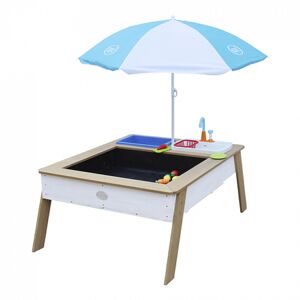 Axi Table a sable et a eau en bois marron et blanc des 3 ans