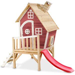 Exit Toys Petite cabane sur pilotis rouge Rouge 1x1x1cm