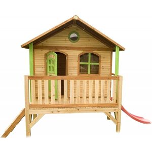 Axi Grande cabane enfant sur pilotis Marron 1x1x1cm