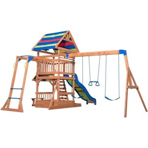 Backyard Aire de jeux pour enfants Marron 1x1x1cm