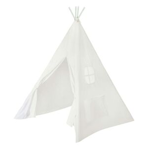 roba Tente tipi enfant avec sac de transport en toile blanc