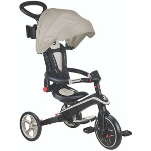 Trottinette enfant Globber Tricycle Explorer 4 en 1 Evolutif et Pliable Taupe Taupe - Publicité