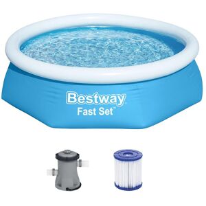 BESTWAY Fast Set Piscine hors sol ronde, 244 x 61 cm 57450