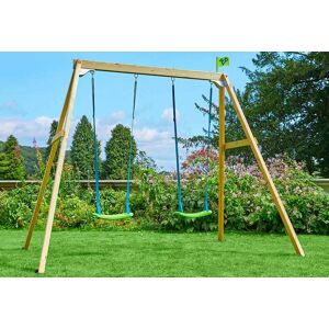 TP Toys Portique en bois avec deux balançoires – Forest Double Swing - Publicité