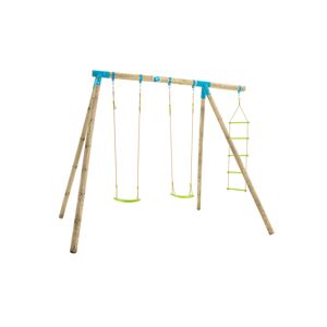 TP Toys Portique en bois traité deux balançoires – 3 x 2,79 x 2,43 m - Publicité