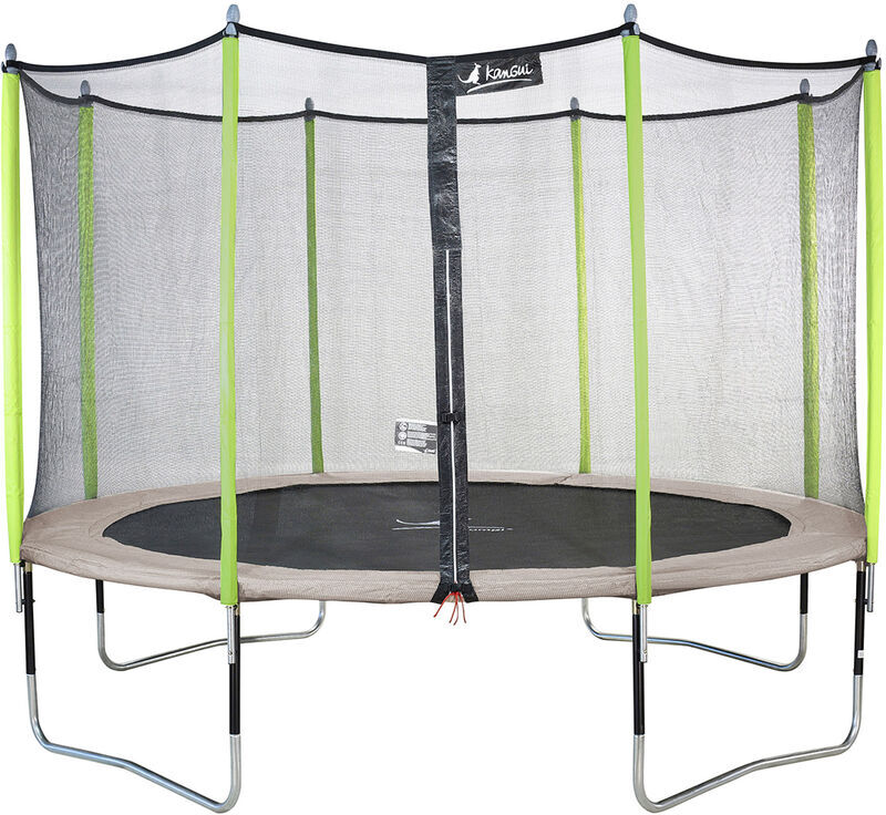 Kangui - Trampoline de jardin 365 cm + filet de sécurité JUMPI