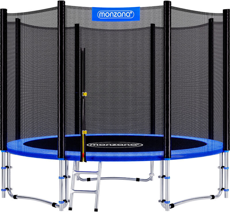 Monzana - Trampoline extérieur rond Ø244cm max. 150kg set complet filet