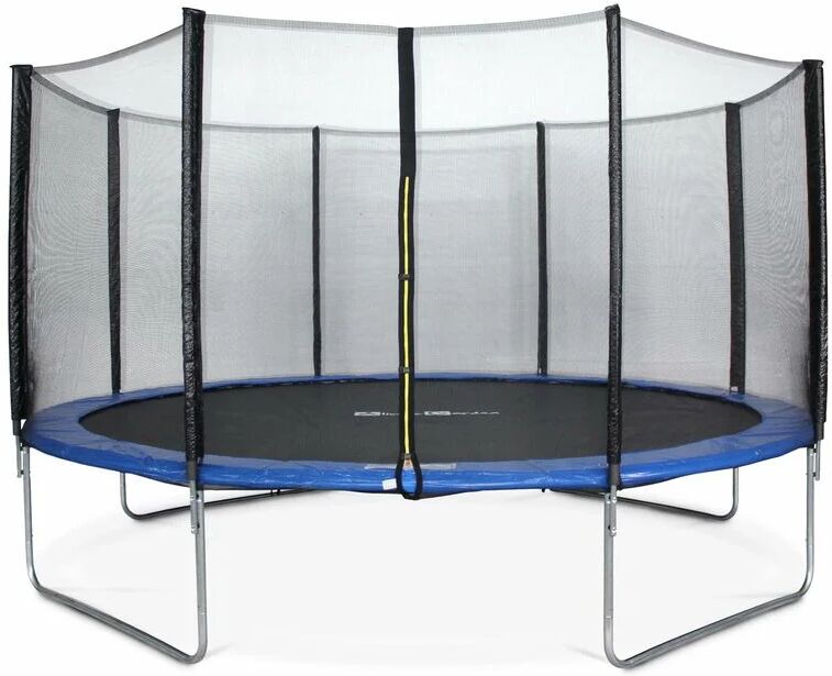 ALICE'S GARDEN Trampoline rond Ø 430cm bleu avec son filet de protection - Vénus