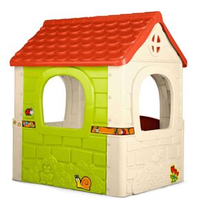 Milani Home Casetta Fantasia Adatta A Tutti I Bambini Da Esterno Giardino Multicolor 85 x 124 x 108 cm