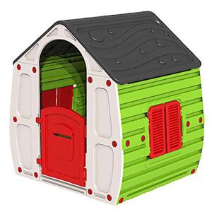 Milani Home Casetta Gioco Da Giardino Magica Adatta A Tutti I Bambini Da Esterno Multicolor 102.5 x 109 x 89 cm