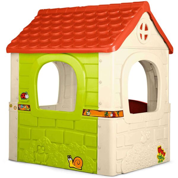 milani home casetta fantasia adatta a tutti i bambini da esterno giardino multicolor 85 x 124 x 108 cm