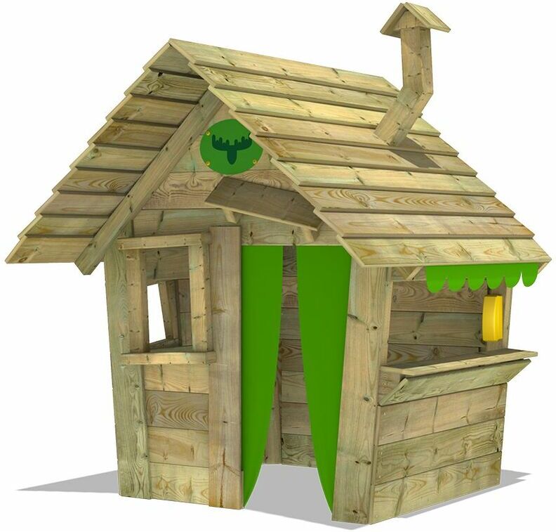 Fatmoose Capanne da giardino per bambini HippoHouse Heavy XXL Casetta giochi da