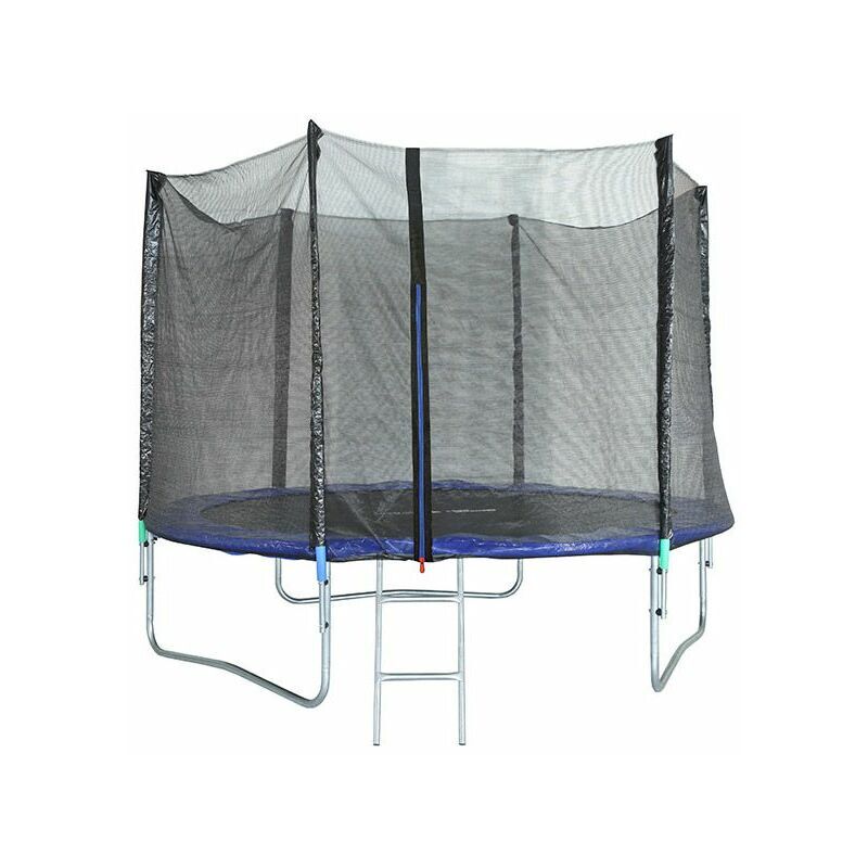 BSVILLAGE Tappeto Elastico Jump Outdoor 244 Cm Con Rete Di Sicurezza