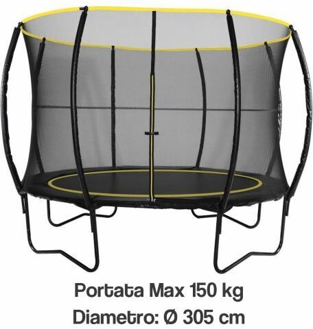 MARCA Trampolino Elastico Da Giardino 2,45 M Ø 245 Tappeto Elastico Da