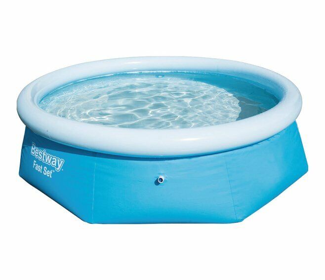 Bestway PISCINA FAST SET GONFIABILE CM. 244X66 CAP. 2.300 LT PREDISPOSTA PER POMPA FILTRO 57265