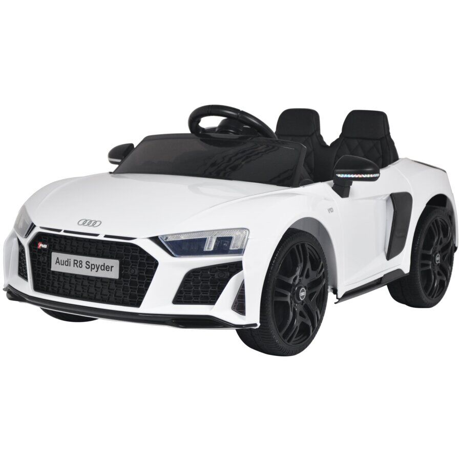 Biemme Macchina Elettrica Per Bambini Audi R8 Spyder 12v Bianca