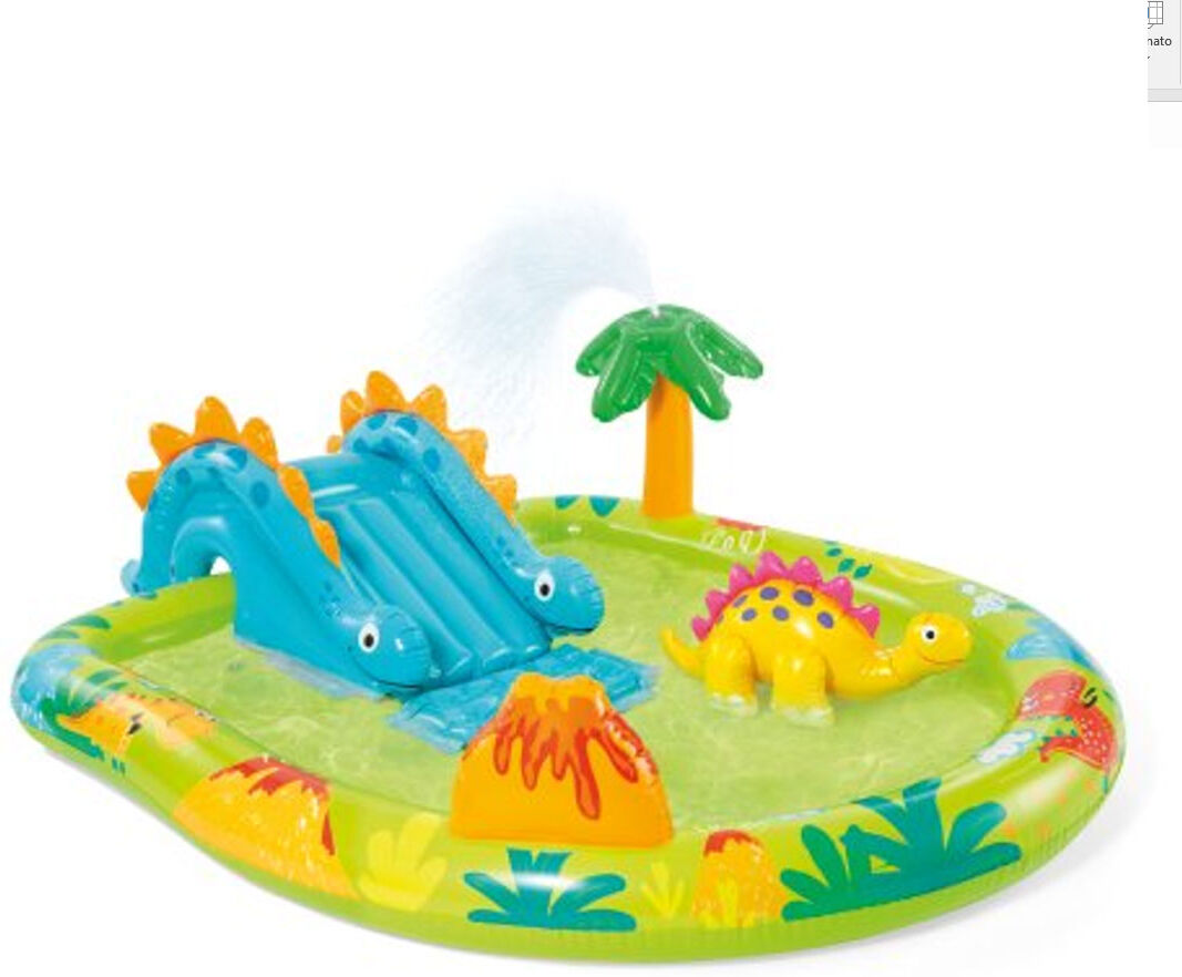 Gonfiabile Giochi Bambini Scivolo Acqua Intex Cm 191x152x58