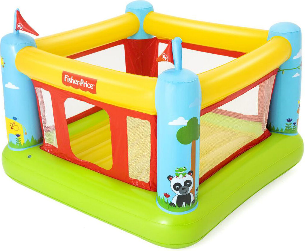 bestway 93553 castello gonfiabile per bambini fisher price gioco da interno e giardino