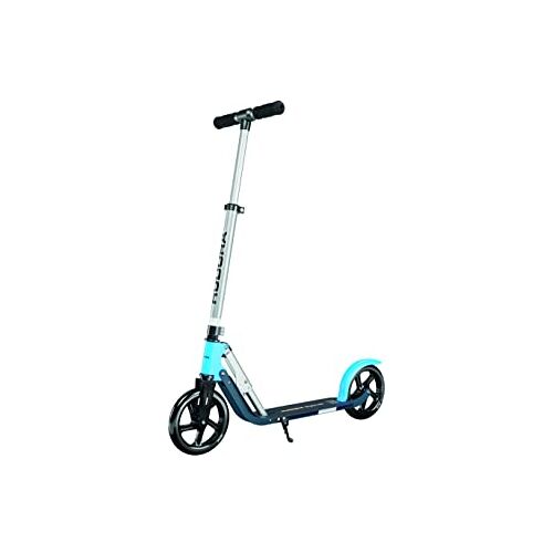 HUDORA BigWheel 205 Pure Scooter step voor kinderen en volwassenen step vanaf 6 jaar stadsstep tot 100 kg inklapbaar en in hoogte verstelbaar blauw 14318