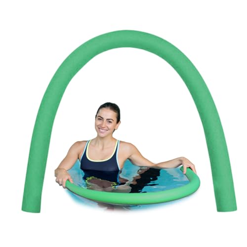 Mednkoku Zwembadnoedels 2,6x60 inch holle schuim zwembad zwemnoedel lichtgewicht schuim noedels voor kinderen zweven zwembad noedels groen, zwemnoedel