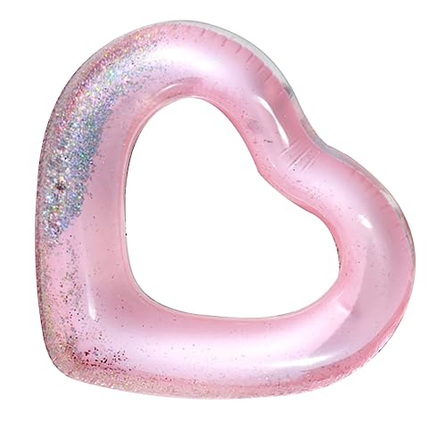 TOYANDONA Hart Sequin Zwemmen Ring Zwemmen Veiligheid Ring Zwemmen Ring Volwassenen Zwemmen Ring Swimmimg Ring Outdoor Zwemmen Ring Zwemmen Binnenband Zwemmen Ring Buis Volwassen Float Ring