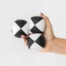 Play Juggling Set van 3 Jongleerballen Speel BALLEN Zwart, 115 g, 65 mm