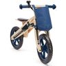 wuuhoo ® Speedy houten loopfiets met transporttas in hoogte verstelbare, ergonomische loopfiets, kinderloopfiets met 12 inch educatieve loopfiets voor kinderen vanaf 3 jaar.