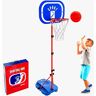 GILIKOKO Basketbalkorf, outdoor, outdoor, spelen, mini basketbalkorf, voor binnen, kinderen, verstelbare basketbalkorf, 110-190 cm, verjaardag, Kerstmis, kinderdagcadeaus voor kinderen van 3 tot 8