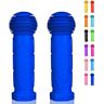 OTFAITP Scooter Grip Stuur 1 Paar Fiets Grip Fit voor 2-3-4 Wielen Kid Kick Scooters, Kinderfiets, Drifting Scooter, Swing Scooter (Marineblauw)