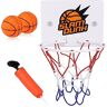 JDCMEI Mini-basketbalkorfset, indoor basketbalkorf, 16,2 x 12 cm, kinderbasketbalkorf, kamer met 2 ballen en pomp, kantoor, basketbalkorf, zuignap, voor binnen, kantoor, thuis