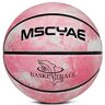 MSCYAE Basketbal maat 5, basketbal voor kinderen, mini basketbal maat 3, Indooor outdoor basketbal roze wit 3