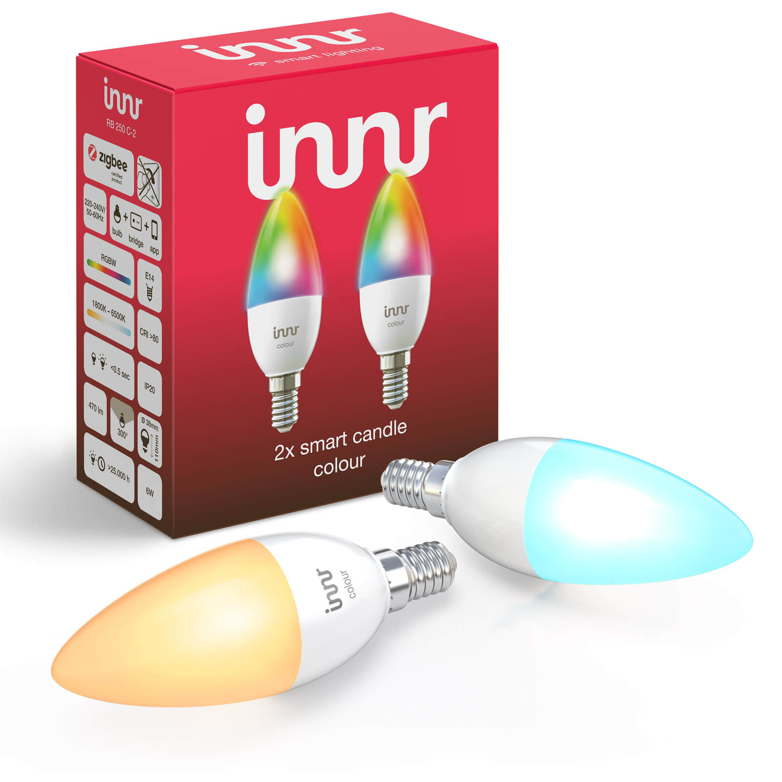 Innr Smart Lamp E14 RGBW, 2-pack