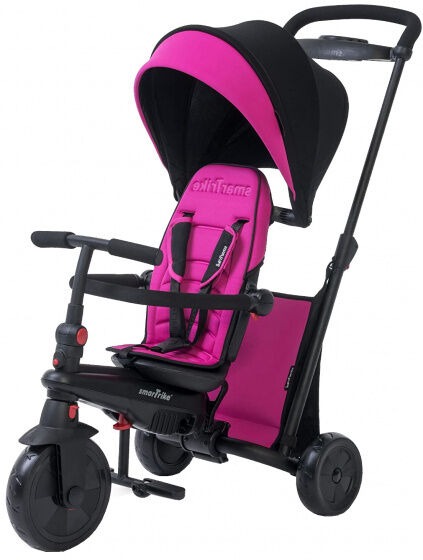 smarTrike 7 in 1 driewieler smarTfold 500 Meisjes Zwart/Roze