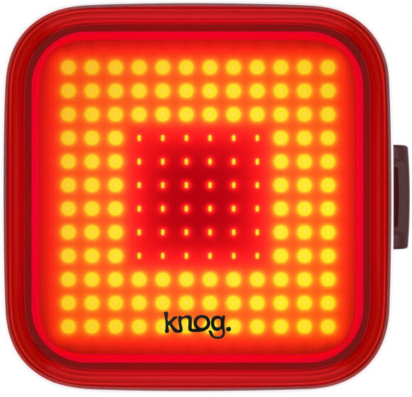 Knog achterlicht Blinder Square 100 lumen oplaadbaar led zwart